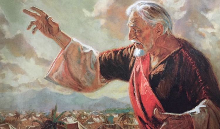 Царь Вениамин проповедует народу с башни
